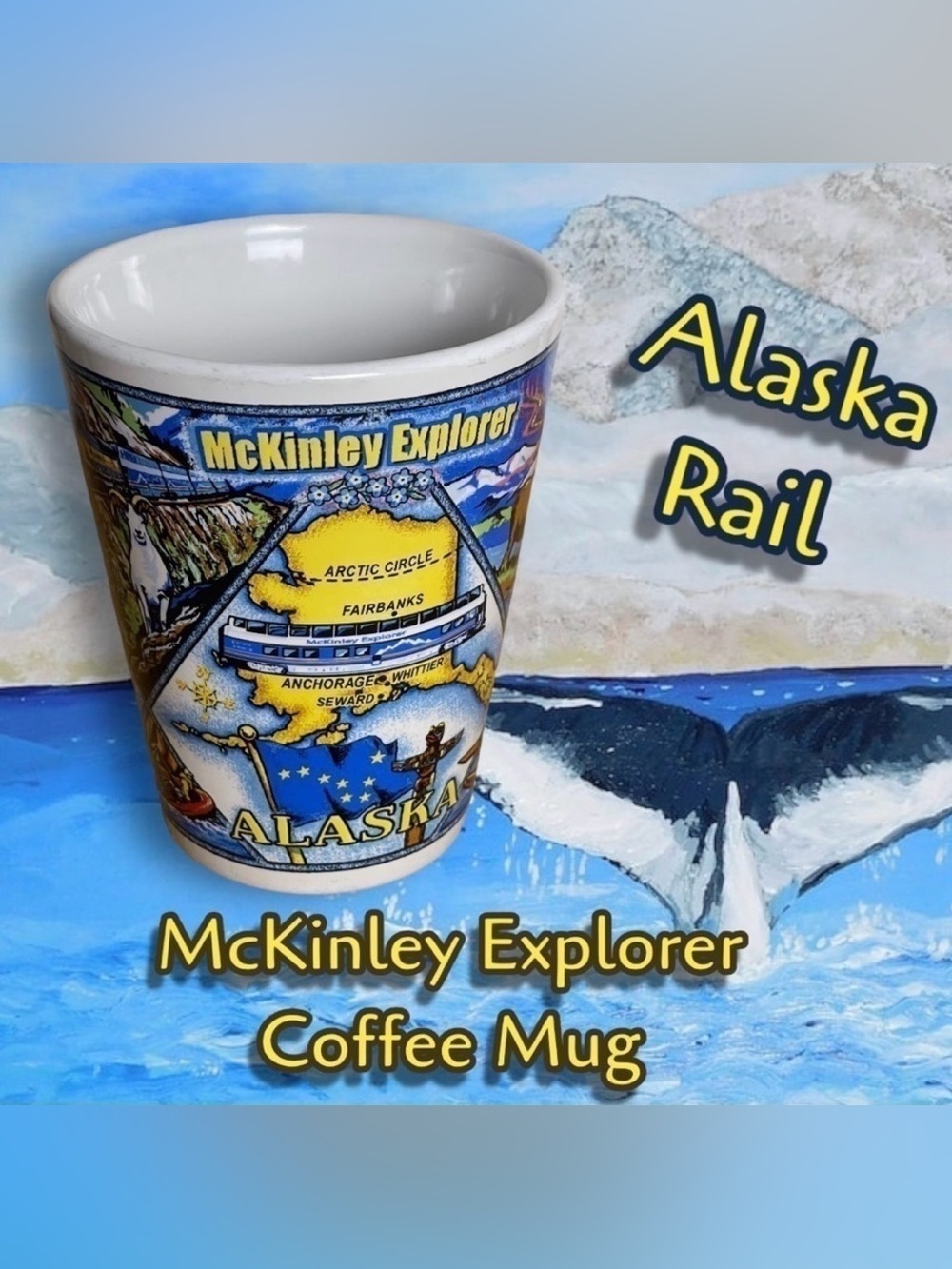MCKINLEY Explorer Alaska Rail Coffee Mug